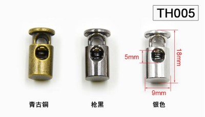 ZJ    高檔金屬彈簧釦  雙孔扣 細節-5